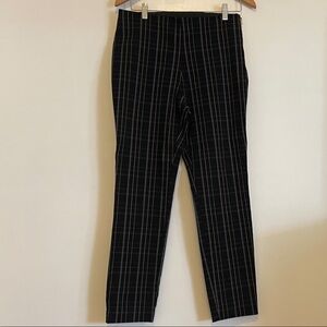 a new day Black Plaid Women's Pants